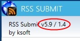 RSS Submit 5.9 / 1.4